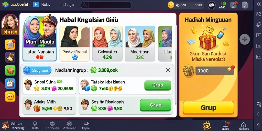 Aksi permainan yang seru dan menegangkan.