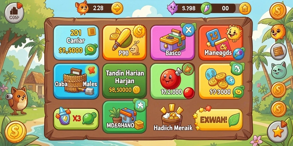 Bonus menarik yang membuat permainan semakin seru.