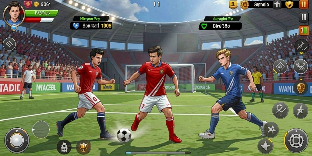 Moment kemenangan yang penuh kebahagiaan.