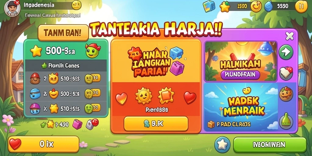 Misi menarik dengan berbagai tantangan seru.